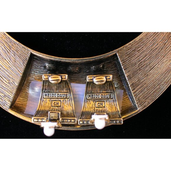 Heidi Daus Vintage-Inspired Purple Beaded Necklace & Clip-On Earrings Set - Picture 5 of 6